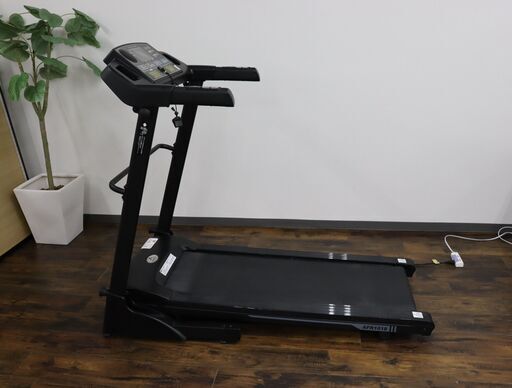 【ジモ11/19取引終了】≪ZU249ジ≫ 通電OK ALINCO/アルインコ ランニングマシン1018 AFR1018 ルームランナー/ランニングマシン 黒/ブラック系 エクササイズ用品