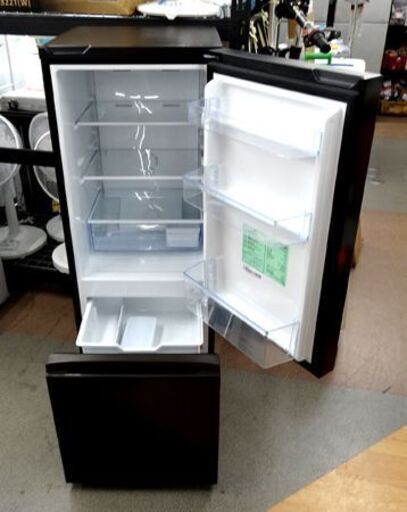 西岡店 冷蔵庫 高年式 162Ⅼ 2022年製 2ドア ハイセンス HR-D15FB ブラック 耐熱トップテーブル 100Ⅼクラス 