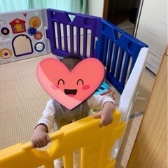 日本育児　ミュージカルキッズランド　ベビーサークル