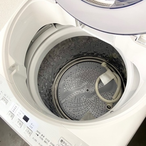 激安‼️美品 大型8キロ 19年製 SHARP洗濯機ES-GV8D-S?