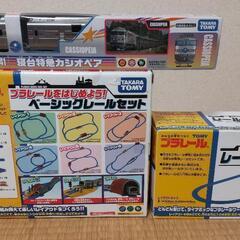 トミカのプラレールセットの画像