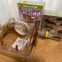 （受け渡し決まりました）ハムスターケージ、ジョイント迷路　２点セット