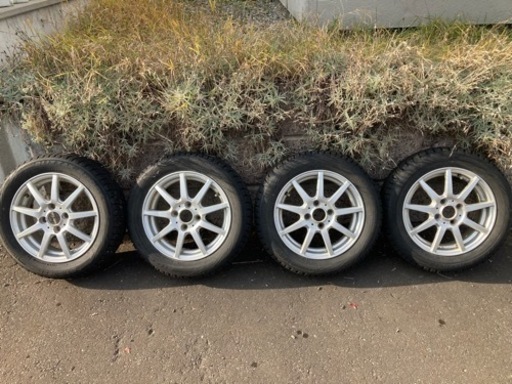 155/65R14 ４穴 スタッドレスタイヤ ホイール付