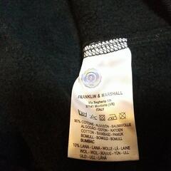 『受け付けてます！』厚手　トレーナー　ブラック　FRANKLIN MARSHALL Lサイズ 未使用の画像