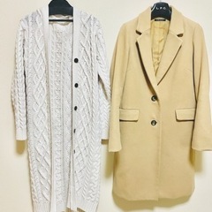 決まりました★INGNI チェスターコート&GU ニットロングカーディガンの画像
