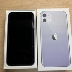 iPhone 11 64GB パープル SIMロック解除済み