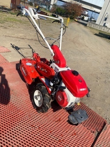 5.8（ヤ）馬力イセキ管理機 KC55F中古耕運機ハンドル反転、耕運幅500mm