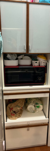 【済】お洒落　食器棚　コネクト