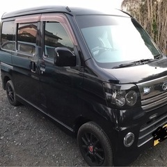 アトレーワゴン　車検　令和6年7月　ブラック ターボの画像