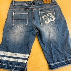 ボディーグローブ　ハーフパンツ　デニムパンツ　ジーンズの画像