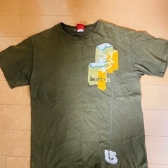 Burton カーキ色　Mサイズ　Tシャツ