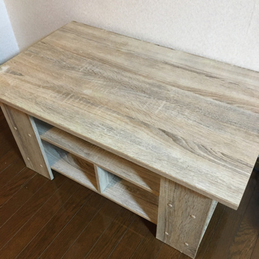 【決まりました】木製 センターテーブル 収納 ロータイプ ローテーブル