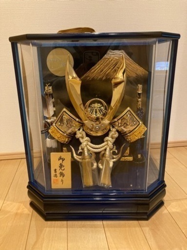 【値下げ】美品かぶと　5月飾り　こどもの日　アクリルケース