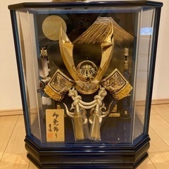 【値下げ】美品かぶと　5月飾り　こどもの日　アクリルケース