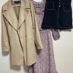 お洋服まとめ売りコート、ワンピース、スカート マフラー