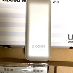 中古美品　Wimax speed wi-if next week w04 wifi uq wi-fiの画像
