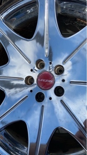 REGZAS レグザス メッキアルミホイール4本セット 19インチ 