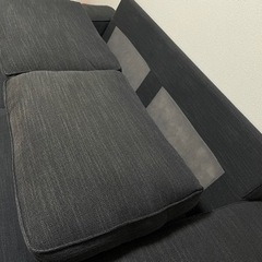 ☆取引決定　2人かけソファ　ダークグレーの画像