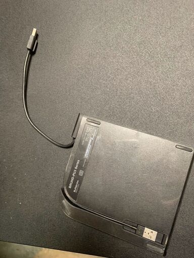 PCにつけるブルーレイ再生プレイヤー　BRUHD-PU3-BK