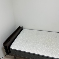 シングルベッド　マットレス付き（中古/美品/使用1年未満）の画像
