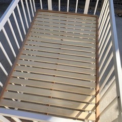 farska(ファルスカ) ベッドサイドベッド、ベビーベッド美品！東京都内手渡しの画像