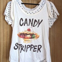レディース トップス Mサイズ Candy Stripper