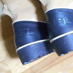 SOREL　TIVOLI２ スウェード23.0cm レディース NL2089-373 ベージュ インナー綺麗 ソール減り無し ティボリ SUEDE ソレル スノーブーツUSEDの画像