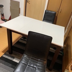 ダイニングテーブル2人掛けセット