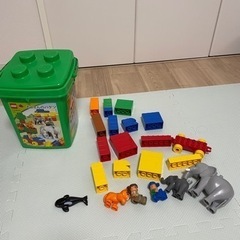 レゴ　緑　バケツ　LEGO ぞうさんのバケツ　おまけつき