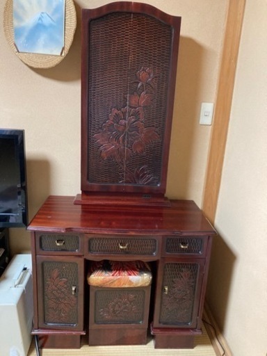 鎌倉彫三面鏡