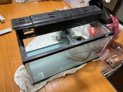 11/18まで！現地引き取り！アクリル90cm水槽　水槽台