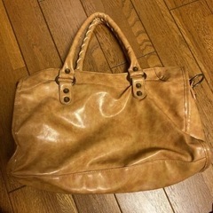 2way キャメル ハンドバッグ ショルダーバッグの画像