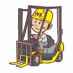 新設倉庫内でのフォークリフト作業