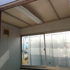 【決まりました】移動可能ユニットハウス　スーパーハウス　倉庫　休憩室　管理室　更衣室、作業小屋、待機所、簡易店舗など、用途色々です　運搬手配可能　の画像