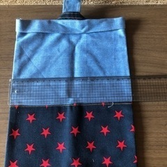 上靴入れ　ハンドメイド　上靴袋の画像