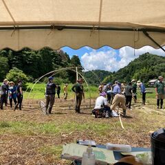 竹ビニールハウス制作ワークショップ in 千葉県睦沢町 - ワークショップ
