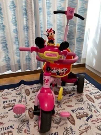 ʕ•ᴥ•ʔウィズユートライク✴︎ミニーマウス✴︎三輪車✴︎