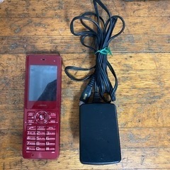 ウィルコム WX11K レッド　LIBERIO WILLCOM ...