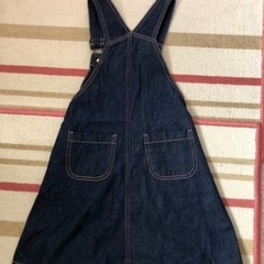100 サロペット デニムスカートの画像