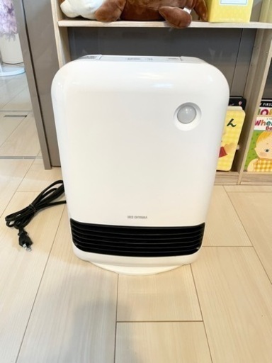 人感センサー付き大風量セラミックファンヒーター JCH-12TD4-W