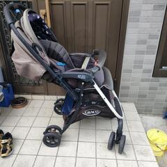 ベビーカー　日焼け中古の画像