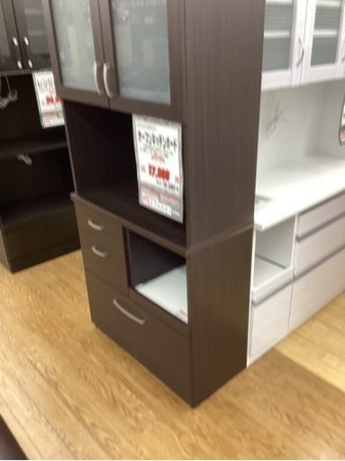 KK-57【新入荷　リサイクル品】ニトリ　コパン　オープンキッチンボード　ブラウン