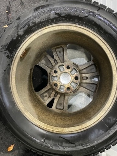 195/65R15 ブリヂストン　VRX2 2017年製　ヴォクシー純正アルミ付き