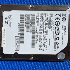 ハードディスク 320GB 日立製