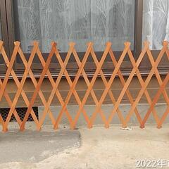 ジャバラ式木製柵　3個　未使用の画像