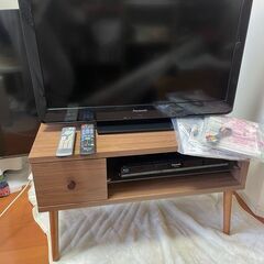 Panasonic 液晶テレビ32インチ BDレコーダー テレビボード 3点セット