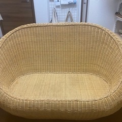 ラタン　ソファー　チェア　椅子