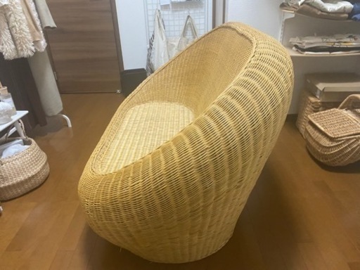 ラタン　ソファー　チェア　椅子