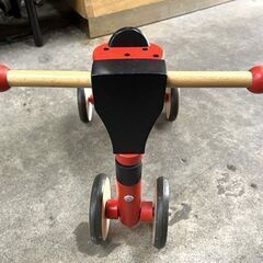 ボーネルンド 室内用 木製三輪車(四輪) てんとう虫 乗用玩具