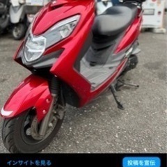 SUZUKI スウィッシュ125 レッド エンジンオイル新品交換...